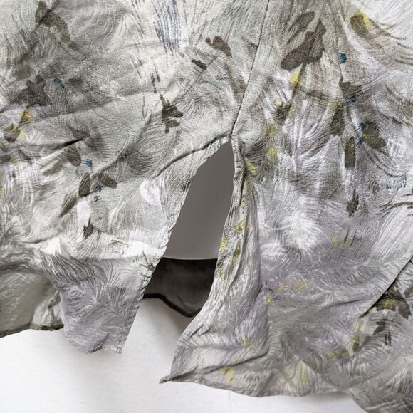 VICTORIA'S SECRET Silk Feather Print Chemise M - Picture 3 of 7